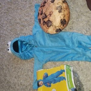 Sesame Street Cookie Monster Costume toddler kids 4-6t